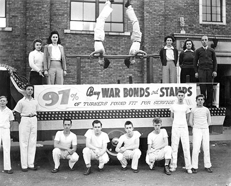1940s Oakland, California Turnverein during WWII