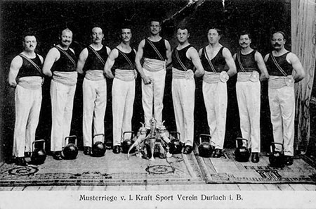 German Turners with kettlebells